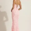 Robe corset à encolure dégagée et appliqués décoratifs Vasanta, rose Robe corset à encolure dégagée et appliqués décoratifs Vasanta, rose