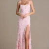 Robe corset ornée Aurelia en rose pâle Robe corset ornée Aurelia en rose pâle