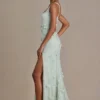 Robe corset ornée Aurelia en vert sauge Robe corset ornée Aurelia en vert sauge