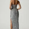 Robe corset ornée Jasella en argent Robe corset ornée Jasella en argent