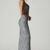Robe corset ornée Jasella en argent Robe corset ornée Jasella en argent