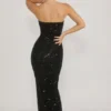 Robe corset ornée Jasella en noir Robe corset ornée Jasella en noir