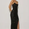 Robe corset ornée Jasella en noir Robe corset ornée Jasella en noir