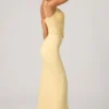 Robe corset à volants décorés Robina, couleur jaune Robe corset à volants décorés Robina, couleur jaune