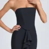 Robe corset à volants et bandeau Tallullah en noir Robe corset à volants et bandeau Tallullah en noir