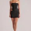 Robe courte bandeau Veda en noir Robe courte bandeau Veda en noir