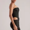 Robe courte bandeau Veda en noir Robe courte bandeau Veda en noir
