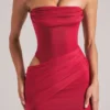 Robe courte bandeau Veda en rouge cerise Robe courte bandeau Veda en rouge cerise