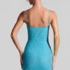 Robe courte moulante Aellin ornée de paillettes, bleu aqua Robe courte moulante Aellin ornée de paillettes, bleu aqua