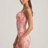 Robe courte moulante à bretelles ornée Velena, rose Robe courte moulante à bretelles ornée Velena, rose