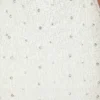 Robe courte Versailles à décolleté plongeant et ornements, en blanc