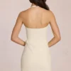 Robe courte Viona en modal, couleur ivoire Robe courte Viona en modal, couleur ivoire