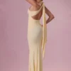 Robe de demoiselle d’honneur Annelise en jersey, couleur jaune beurre Robe de demoiselle d’honneur Annelise en jersey, couleur jaune beurre