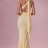 Robe de demoiselle d’honneur Annelise en jersey, couleur jaune beurre Robe de demoiselle d’honneur Annelise en jersey, couleur jaune beurre