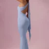 Robe de demoiselle d’honneur en jersey Annelise, bleu poudré Robe de demoiselle d’honneur en jersey Annelise, bleu poudré