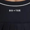 Robe de tennis plissée Soft Active à dos croisé, en noir Robe de tennis plissée Soft Active à dos croisé, en noir