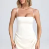Robe drapée A-line Zoyna en ivoire Robe drapée A-line Zoyna en ivoire