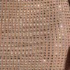 Robe longue bandeau à découpes ornées Alamea, couleur miel Robe longue bandeau à découpes ornées Alamea, couleur miel