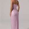 Robe longue à bandeau et capuche La Rochette, rose Robe longue à bandeau et capuche La Rochette, rose