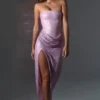 Robe longue à bandeau et capuche La Rochette, rose Robe longue à bandeau et capuche La Rochette, rose