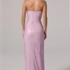 Robe longue à bandeau et capuche La Rochette, rose Robe longue à bandeau et capuche La Rochette, rose
