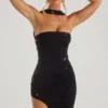 Robe longue bandeau ornée Belgravia en noir Robe longue bandeau ornée Belgravia en noir
