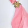 Robe longue à col bénitier et détails métalliques Taveuni, imprimé orchidée rose Robe longue à col bénitier et détails métalliques Taveuni, imprimé orchidée rose