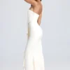 Robe longue corset à volants et bandeau Tallullah, couleur ivoire Robe longue corset à volants et bandeau Tallullah, couleur ivoire