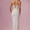 Robe longue corsetée Primara avec ornements, couleur ivoire Robe longue corsetée Primara avec ornements, couleur ivoire