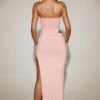 Robe longue à découpes et bandeau en jersey doux Zorya, rose Robe longue à découpes et bandeau en jersey doux Zorya, rose