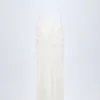 Robe longue dos nu ornée Lanai en blanc