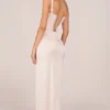 Robe longue fendue jusqu’aux cuisses avec corset Marleigh, couleur ivoire Robe longue fendue jusqu’aux cuisses avec corset Marleigh, couleur ivoire