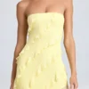 Robe longue à volants et bandeau Nevali, couleur sorbet citron Robe longue à volants et bandeau Nevali, couleur sorbet citron
