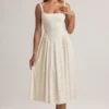 Robe mi-longue A-line en modal à imprimé floral Aireen Robe mi-longue A-line en modal à imprimé floral Aireen
