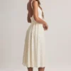 Robe mi-longue A-line en modal à imprimé floral Aireen Robe mi-longue A-line en modal à imprimé floral Aireen