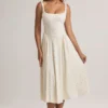 Robe mi-longue A-line en modal à imprimé floral Aireen Robe mi-longue A-line en modal à imprimé floral Aireen