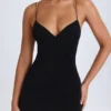 Robe Tesni à bretelles et dos nu, en noir Robe Tesni à bretelles et dos nu, en noir