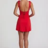 Robe Violetta à nouer dans le dos, rouge Robe Violetta à nouer dans le dos, rouge