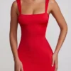 Robe Violetta à nouer dans le dos, rouge Robe Violetta à nouer dans le dos, rouge