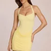 Robe Viona en modal jaune citron Robe Viona en modal jaune citron
