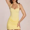 Robe Viona en modal jaune citron Robe Viona en modal jaune citron