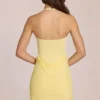 Robe Viona en modal jaune citron Robe Viona en modal jaune citron