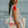 Sac fourre-tout en tissu éponge Velika, blanc Sac fourre-tout en tissu éponge Velika, blanc
