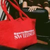 Sac fourre-tout en tissu éponge Velika, rouge vif Sac fourre-tout en tissu éponge Velika, rouge vif