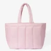 Sac fourre-tout matelassé imperméable rose poudré Sac fourre-tout matelassé imperméable rose poudré