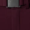 Salopette de ski imperméable à ceinture, couleur bordeaux Salopette de ski imperméable à ceinture, couleur bordeaux