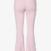 Salopette de ski imperméable à ceinture, couleur rose poudré