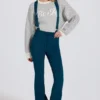 Salopette imperméable à taille haute avec bretelles, couleur bleu sarcelle Salopette imperméable à taille haute avec bretelles, couleur bleu sarcelle