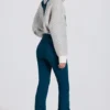 Salopette imperméable à taille haute avec bretelles, couleur bleu sarcelle Salopette imperméable à taille haute avec bretelles, couleur bleu sarcelle