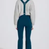 Salopette imperméable à taille haute avec bretelles, couleur bleu sarcelle Salopette imperméable à taille haute avec bretelles, couleur bleu sarcelle